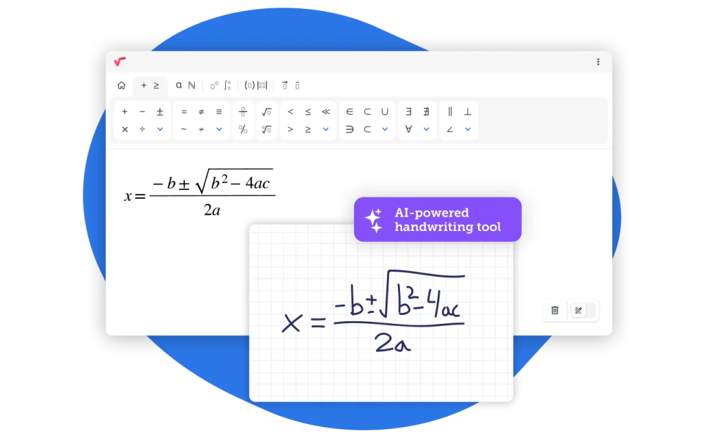 MathType AI 手寫辨識